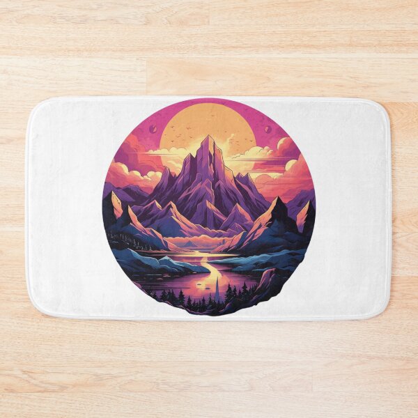 Item preview, Epic Mountains | Classic T-Shirt, Sticker designed and sold by NicolasGlowArt.