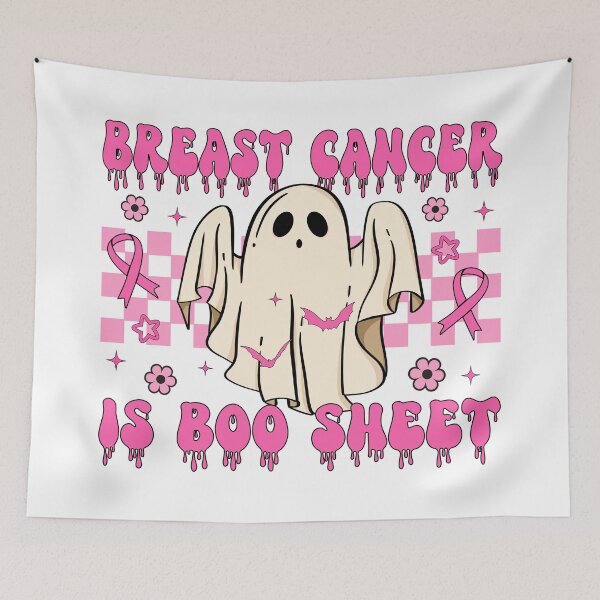 Item preview, Breast Cancer is Boo Sheet in Pink designed and sold by NessiCreates.