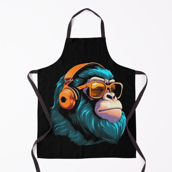 Item preview, Monkey Wearing Sunglasses designed and sold by Myra365Art.
