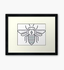 Bumble Bee Drop Framed Print