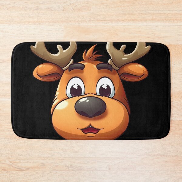 Item preview, Cheerful Elk Face Vector designed and sold by eyestetix.