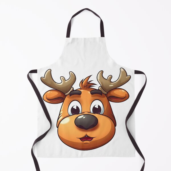 Item preview, Cheerful Elk Face Vector designed and sold by eyestetix.