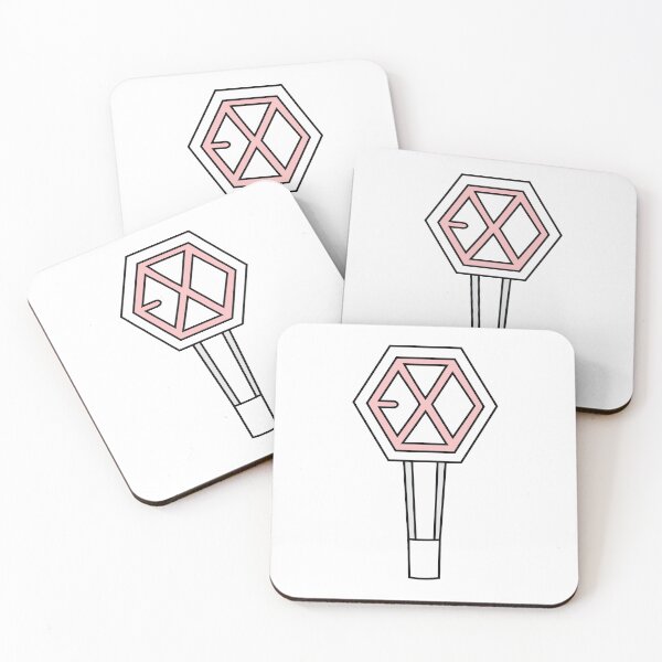 Item preview, EXO LIGHTSTICK PINK designed and sold by k-waii.