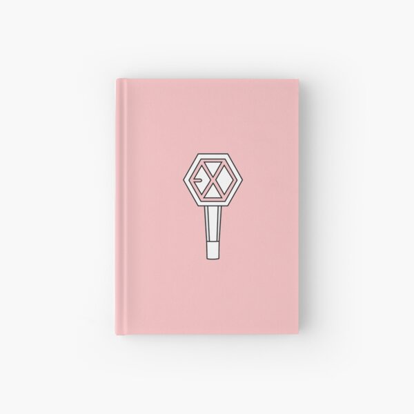 EXO LIGHTSTICK PINK Cuaderno de tapa dura