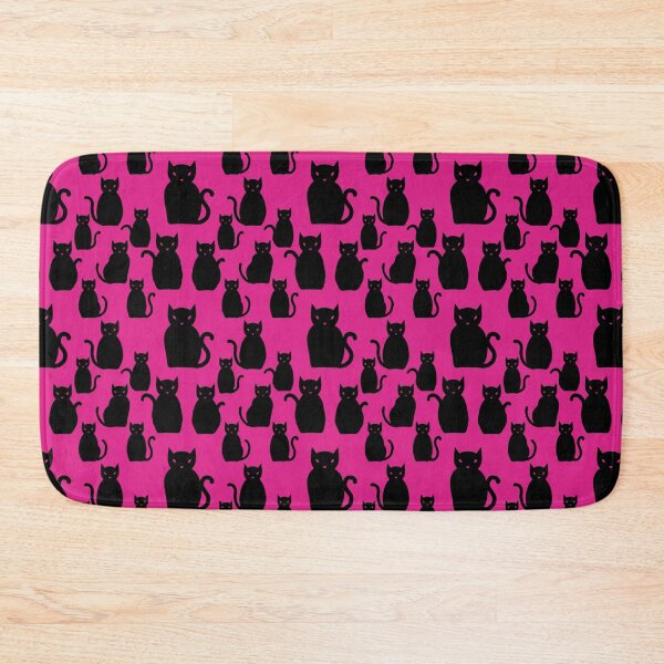 Item preview, Black cats - pink designed and sold by InkishDelight.