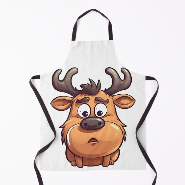 Item preview, Cheerful Elk Face Vector 2 designed and sold by eyestetix.