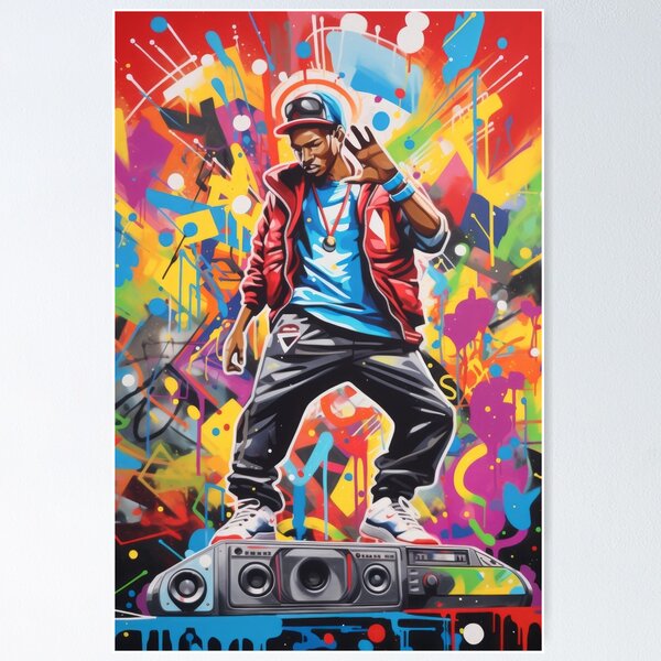 ポスター APPLEBUM Stunts, Blunts Hip Hop' Poster Dope Art, Premium Art Prints, Hip-hop Art, Hip-Hop T-Shirts