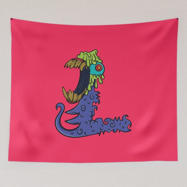 Item preview, Alphabet L Monster Design Illustration designed and sold by Cosmodoody.