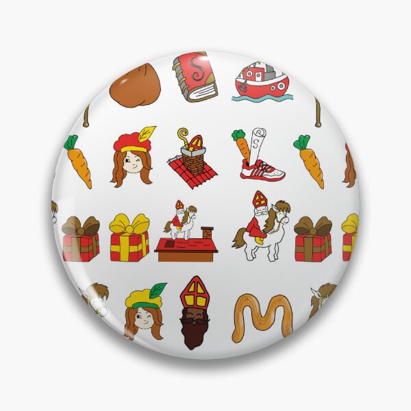 Item preview, Sinterklaas Piet Stoomboot Schoen Paard Staf designed and sold by Krissys-Art.