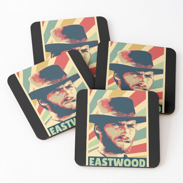 Item preview, Clint actor Eastwood Vintage Colors designed and sold by FashionArtBrod.
