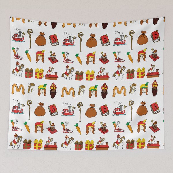 Item preview, Sinterklaas Piet Stoomboot Schoen Paard Staf designed and sold by Krissys-Art.