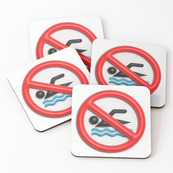 Item preview, no swimming sign	 designed and sold by theguy17.
