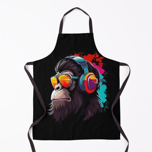 Item preview, Monkey Wearing Sunglasses designed and sold by Myra365Art.