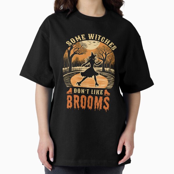 Item preview, I Rather Ice Skating, Witches Don't Like Brooms Ice Skater Hallowee designed and sold by trendyzcom.