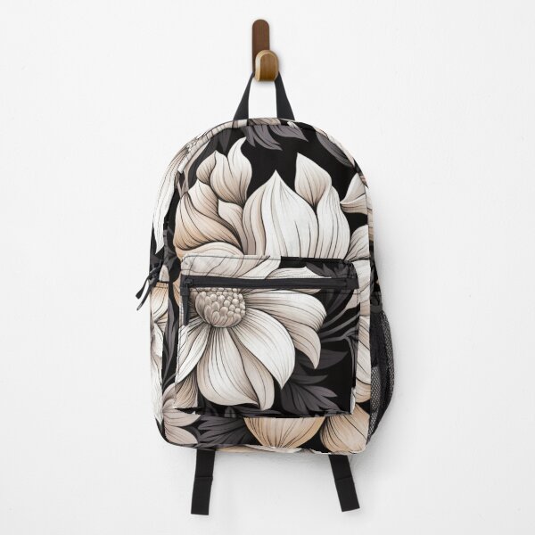 Item preview, Floral pattern in black and white designed and sold by bigmoments.