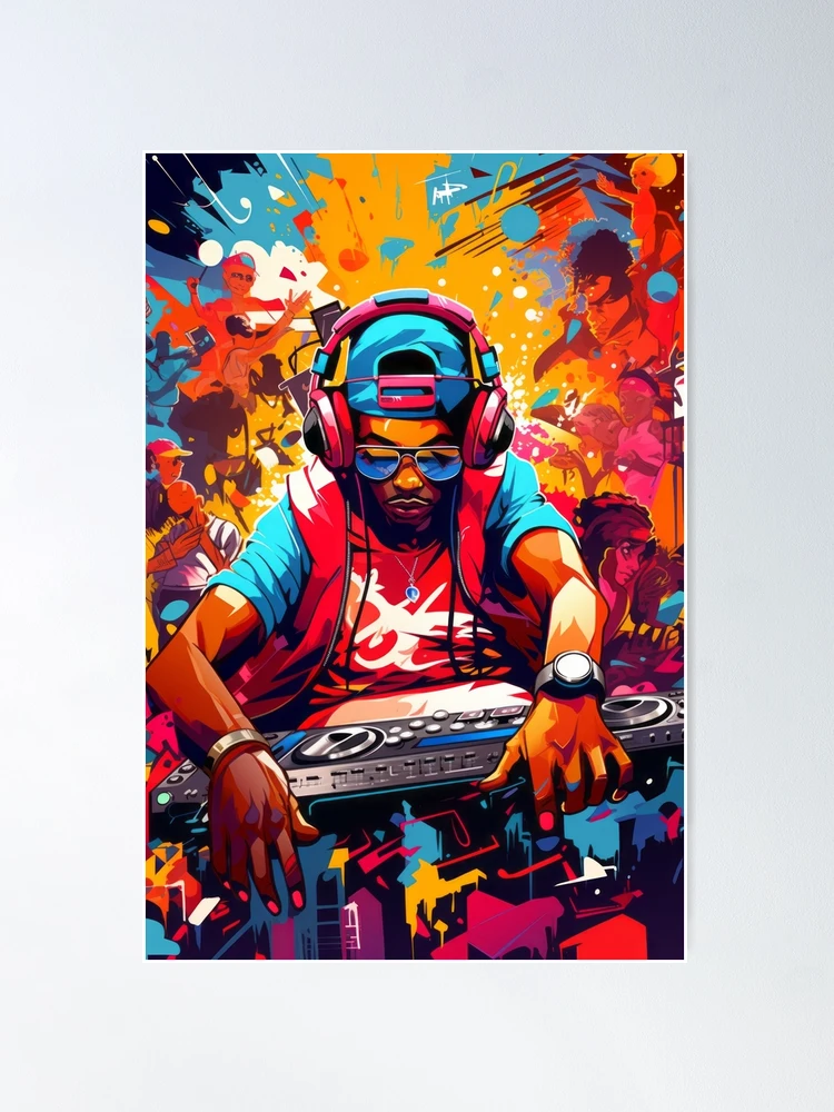 Hip-Hop Explosion: Graphic of a Young Artist