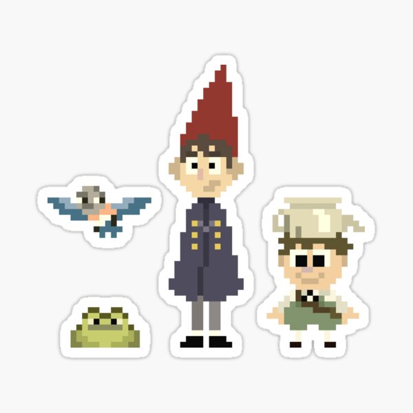 Wirt & Greg (Over the Garden Wall) /w Beatrice & Jason Funderburker Sticker