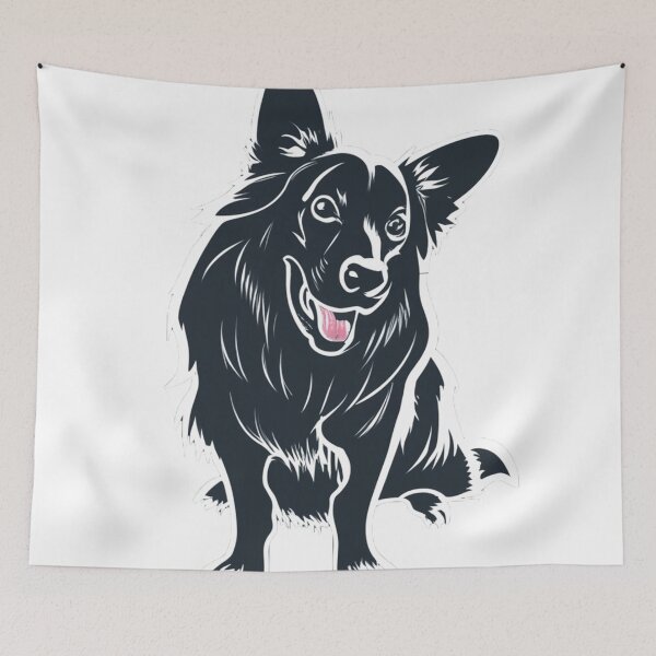 Item preview, Dog love - portrait of an Belgian sheepdog designed and sold by syedmaaz.