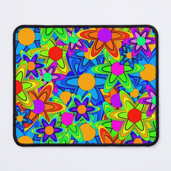 Item preview, Colorful bright pop art flower design designed and sold by pauloneill-art.