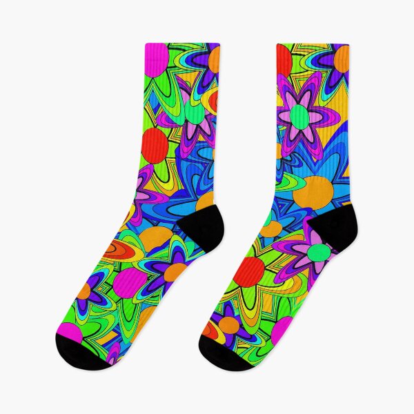 Item preview, Colorful bright pop art flower design designed and sold by pauloneill-art.