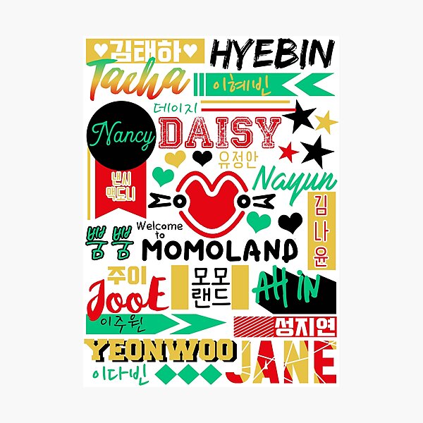 Item preview, Momoland Collage designed and sold by lovely-day.