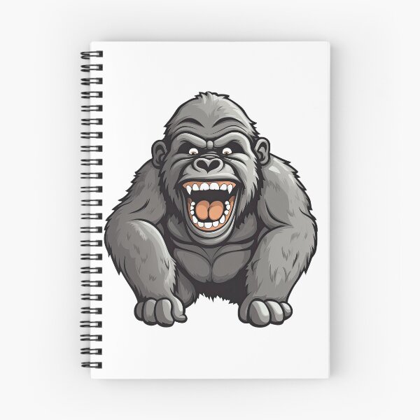 Item preview, Joyful Chibi Gorilla in Vector Style designed and sold by eyestetix.
