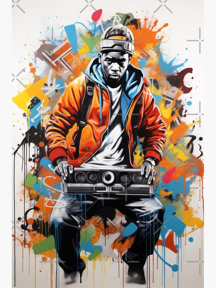 Hip-Hop Explosion: Graphic of a Young Artist Hip-Hop Explosion: Graphic of a Young Artist