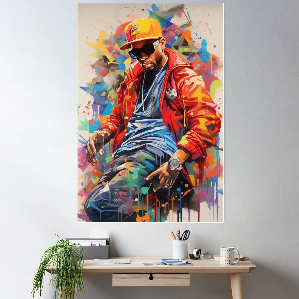 Hip-Hop Explosion: Graphic of a Young Artist