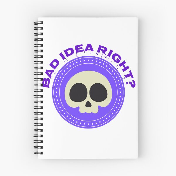 Item preview, Bad Idea Right? Purple Skull designed and sold by shoebeltshorts.