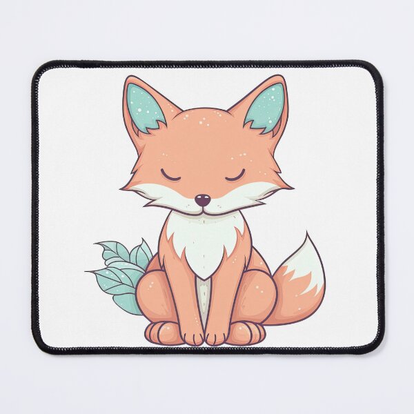 Item preview, Kawaii Fox in Pastel Color Style designed and sold by eyestetix.