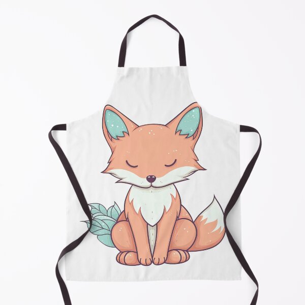 Item preview, Kawaii Fox in Pastel Color Style designed and sold by eyestetix.