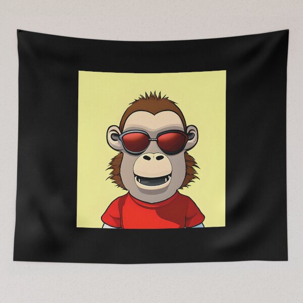 Item preview, Red Monkey designed and sold by ShilpyDesign.