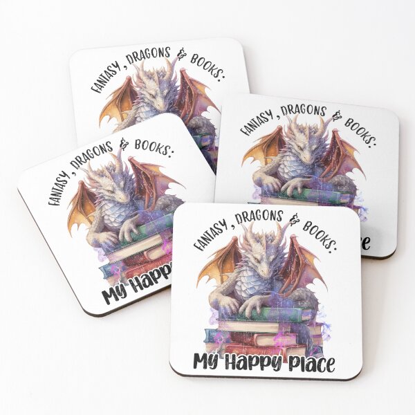 Item preview, Fantasy, Dragons & Books  designed and sold by PrettyPittie Shop.