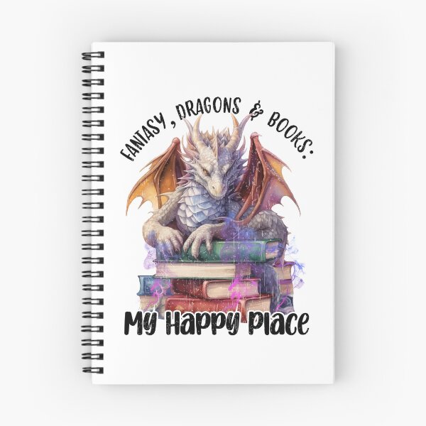 Item preview, Fantasy, Dragons & Books  designed and sold by PrettyPittie Shop.