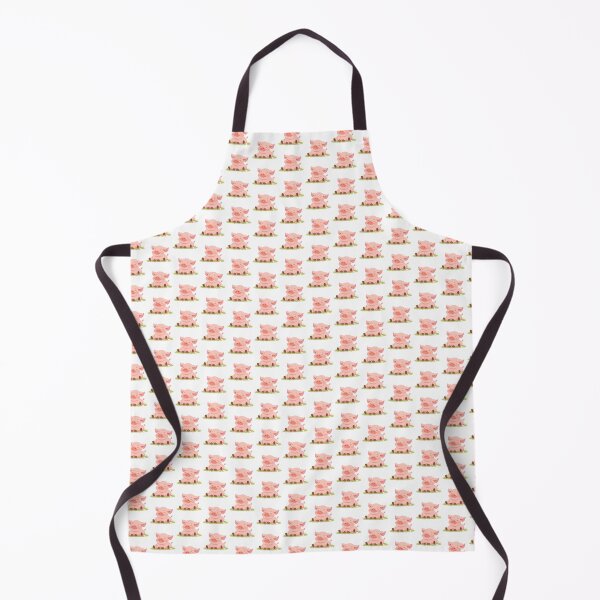 Aperçu de l'œuvre Cute Smiling Pig créée et vendue par whimsizoo.