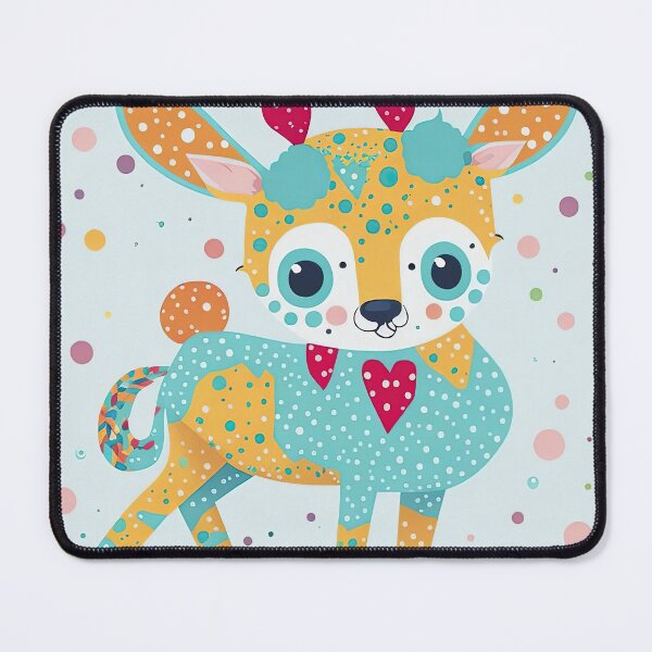 Item preview, The little deer dripping rainbow ink is so pretty and cute! designed and sold by Natcharee.
