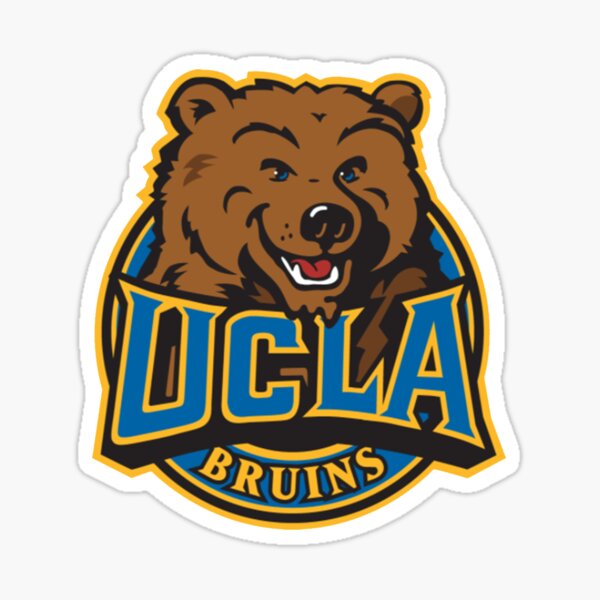 Russell Athletic UCLA Joe Bear Bruins Pullover Hoodie White