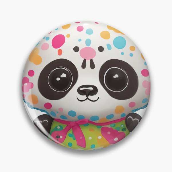 Item preview, Little pandas made from rainbow-colored ink droplets are so cute and pretty! designed and sold by Natcharee.