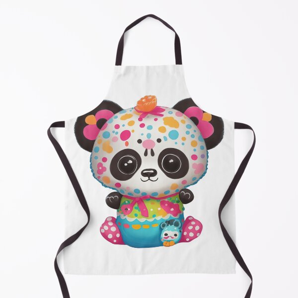 Item preview, Little pandas made from rainbow-colored ink droplets are so cute and pretty! designed and sold by Natcharee.