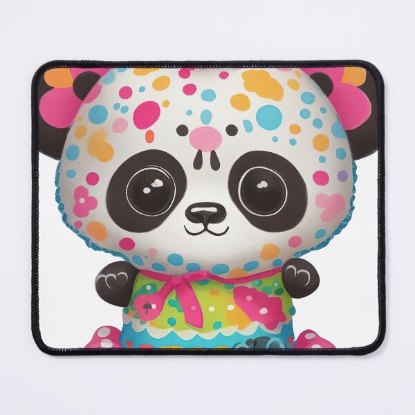Item preview, Little pandas made from rainbow-colored ink droplets are so cute and pretty! designed and sold by Natcharee.