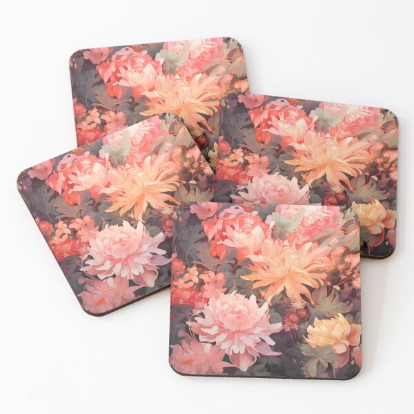 Item preview, Graceful Pink Blooms, Floral Pattern designed and sold by Faellery.