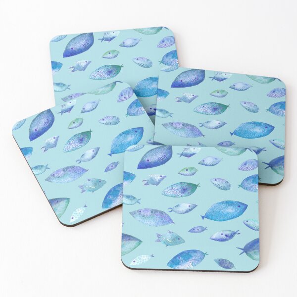 Item preview, Colorful Fish Pattern designed and sold by CoconatStudio.