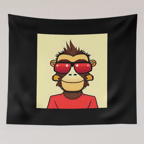 Item preview, Red Monkey designed and sold by ShilpyDesign.