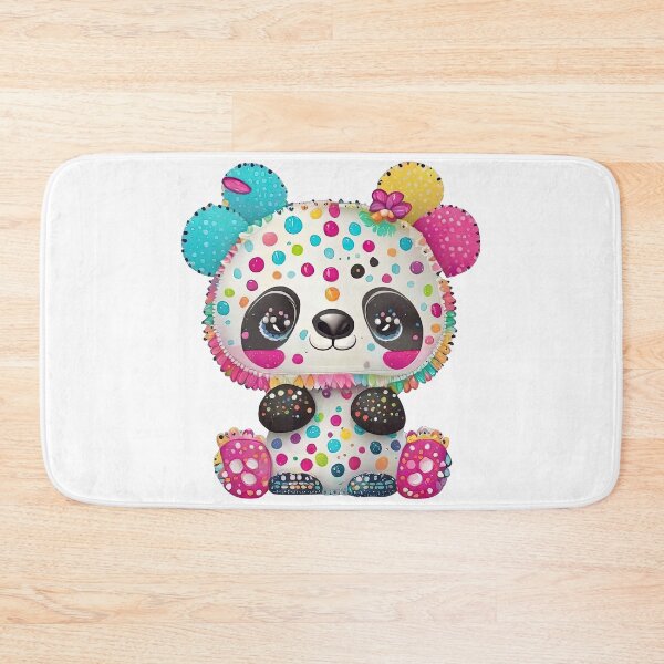 Item preview, Cute little panda made from rainbow-colored ink drops, very pretty! designed and sold by Natcharee.