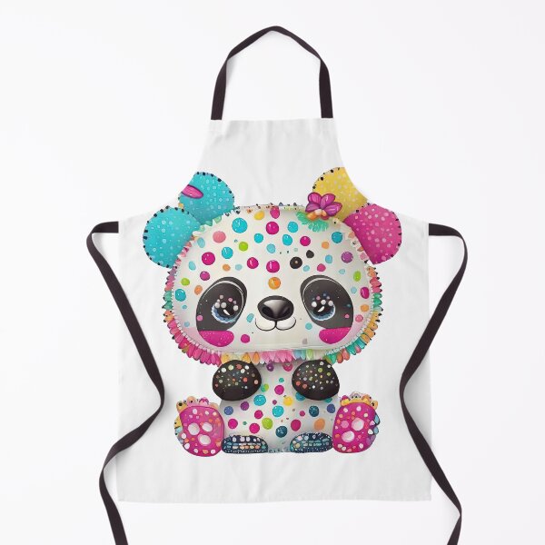 Item preview, Cute little panda made from rainbow-colored ink drops, very pretty! designed and sold by Natcharee.