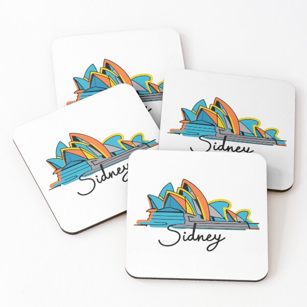 Item preview, Panorama de Sydney en contornos designed and sold by KeepDream.