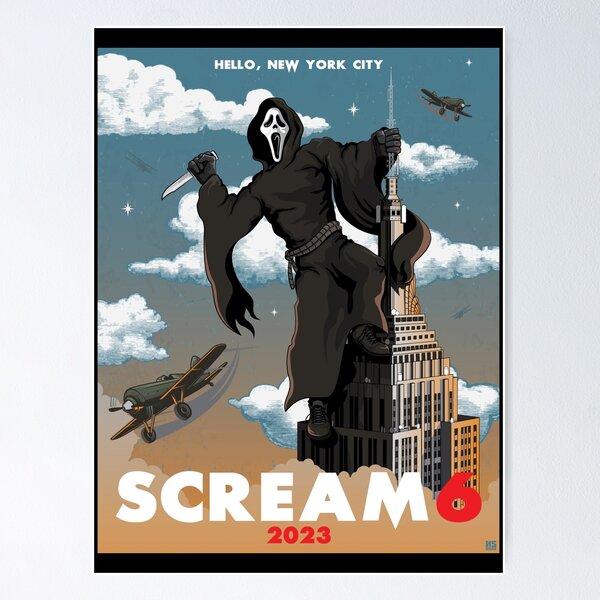 2023 Horror Movie Posters Scream 6 Poster Aesthetic New York 