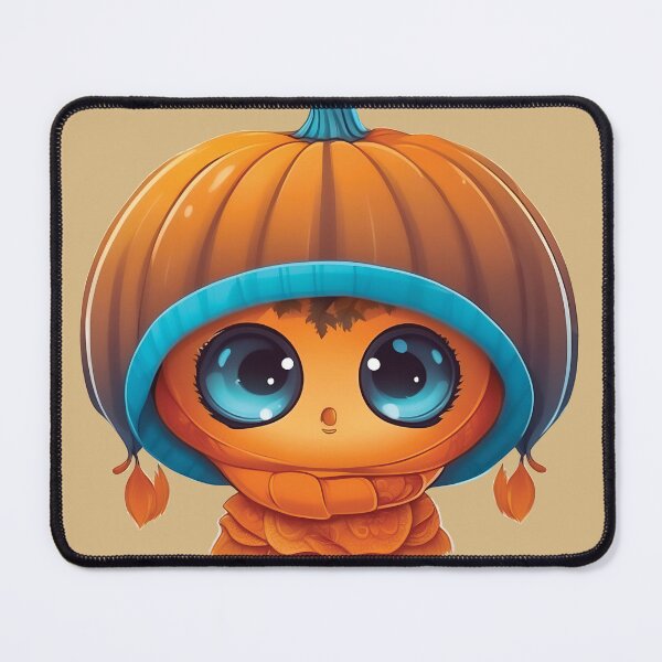 Item preview, Charming Pumpkin: Kawaii Illustration for fun designed and sold by Noorkin.