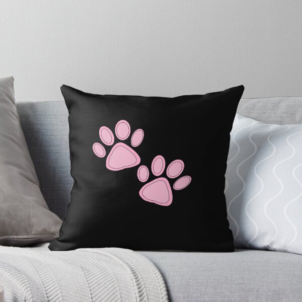 Item preview, paws emoji emotional support animal pink paw designed and sold by DesignYourWaystore.
