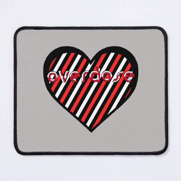 Item preview, love overdose awareness bliss kaif keif heart abstract designed and sold by 4rpixs.